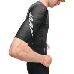 MAAP Emerge Fietsshirt met Korte Mouwen Heren - zwart