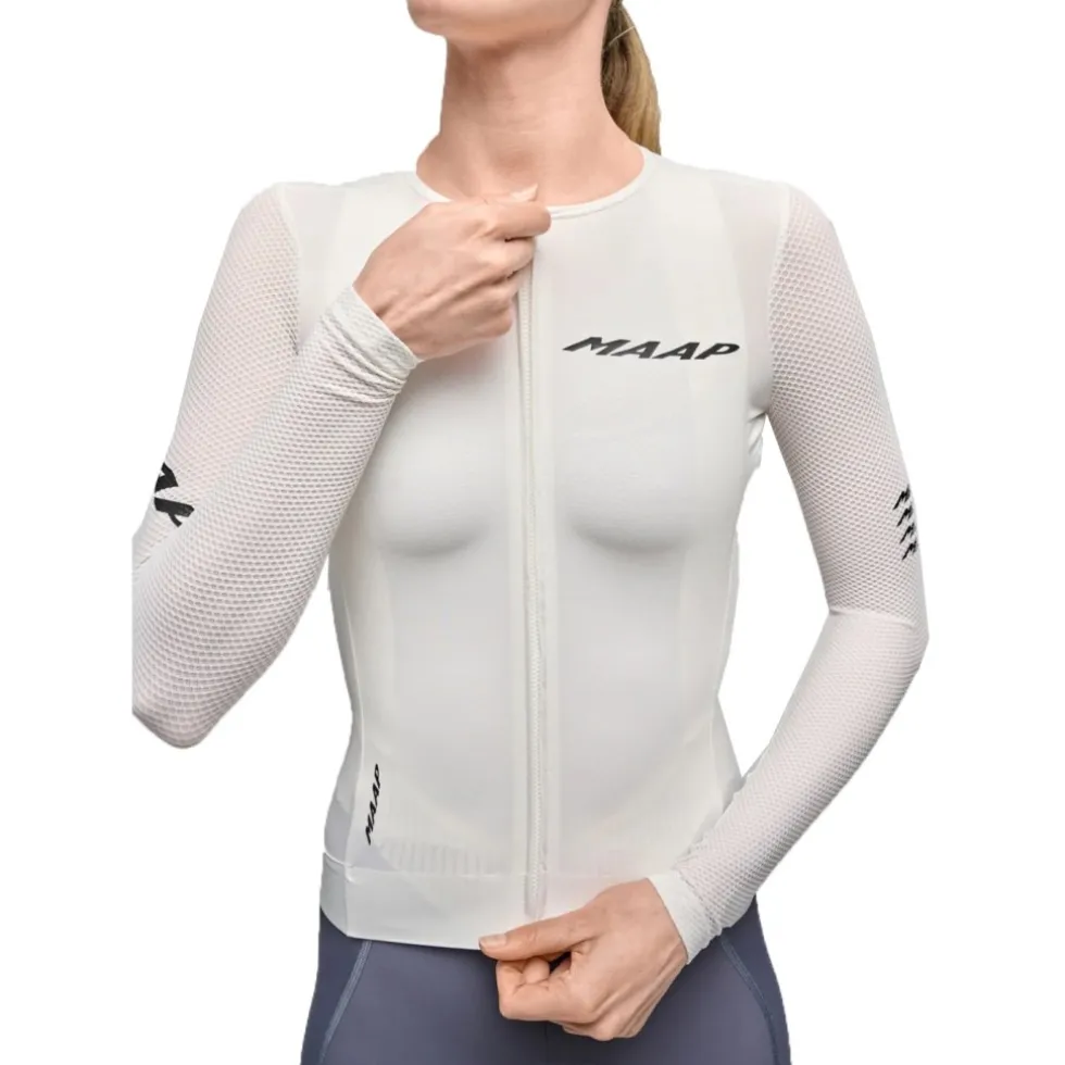 MAAP Emerge Fietsshirt met Lange Mouwen Dames - vapour