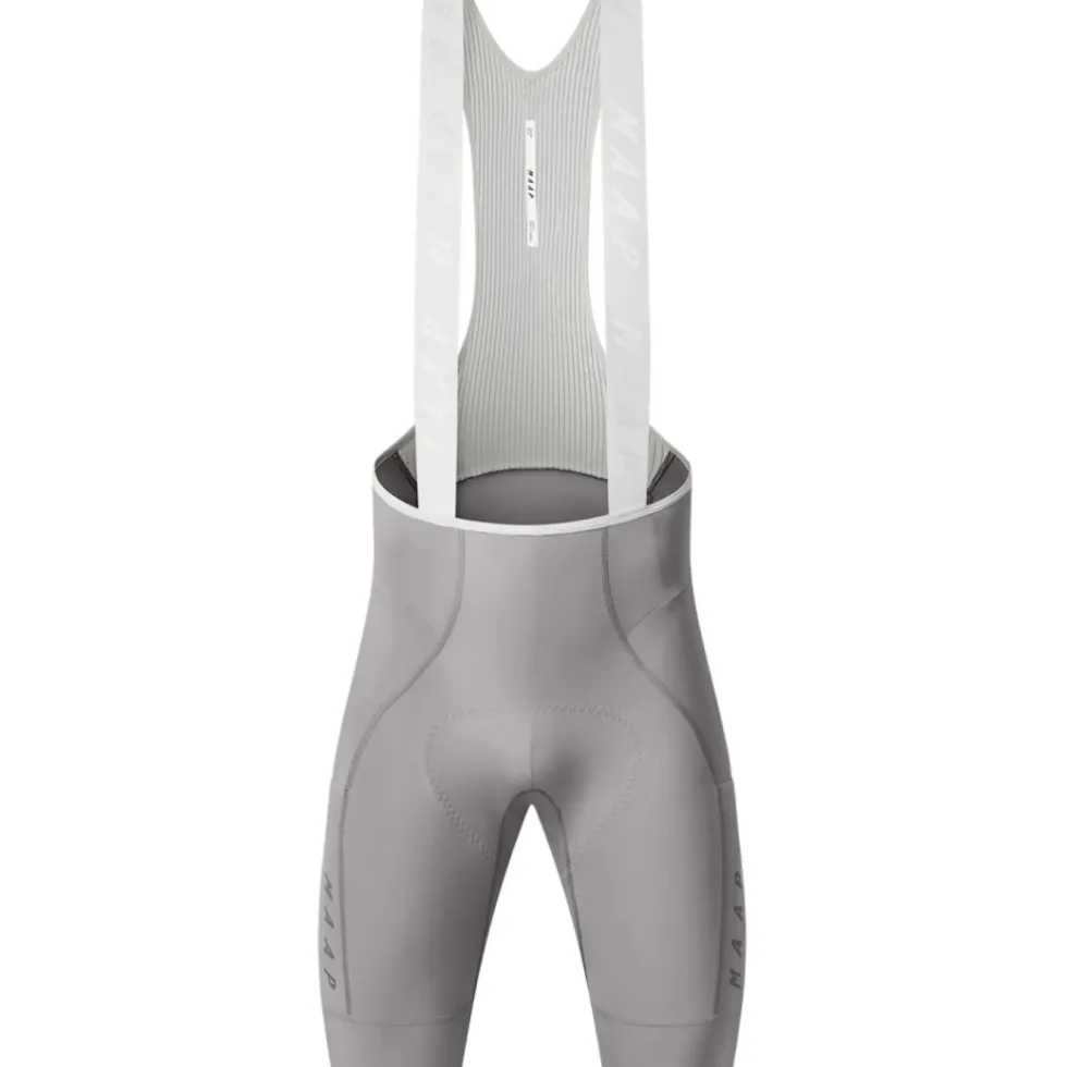 MAAP Team Bib Evo Shorts met bandjes voor heren - titanium