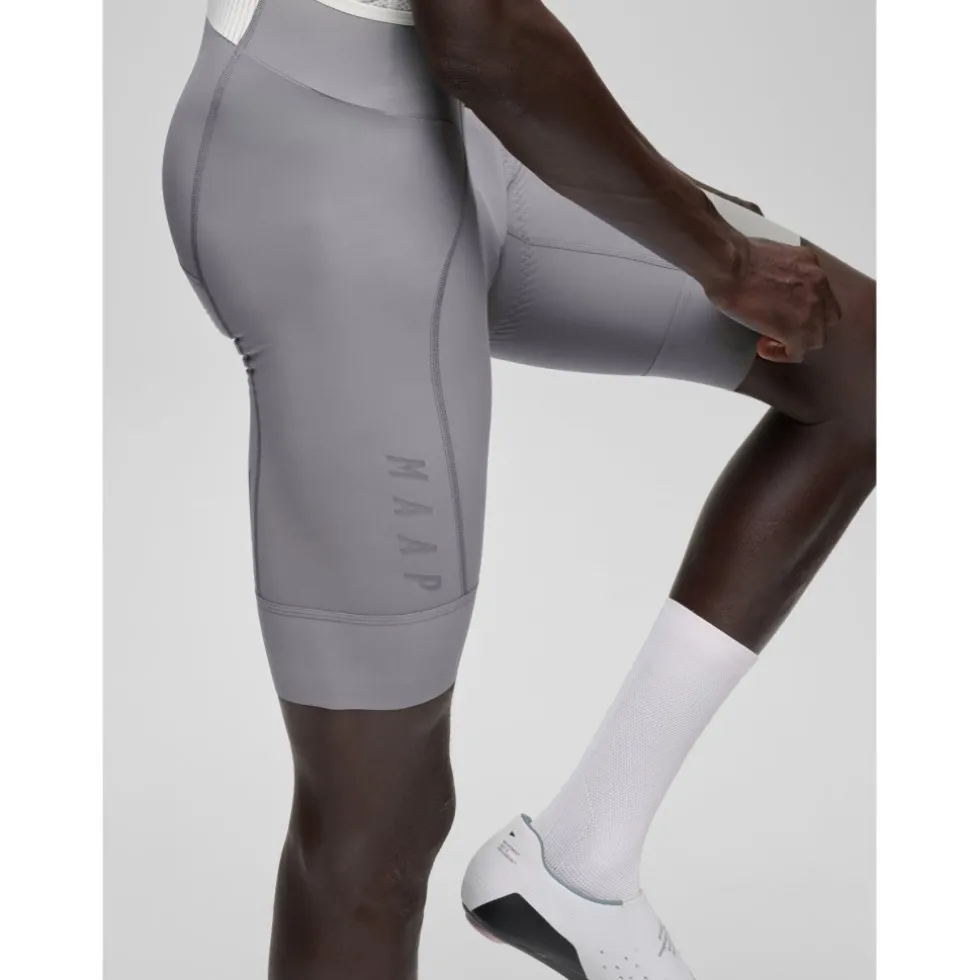 MAAP Team Bib Evo Shorts met bandjes voor heren - titanium