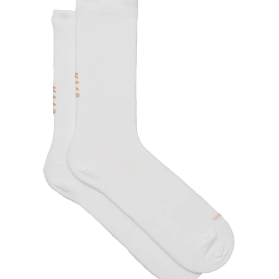 Fietssokken < MAAP Team Sokken lang - white/faded fluoro orange