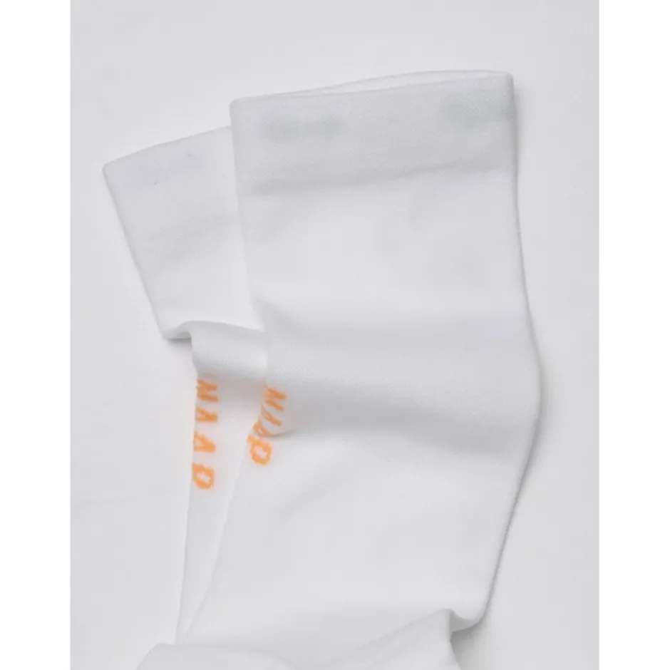 Fietssokken < MAAP Team Sokken lang - white/faded fluoro orange
