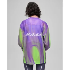 MAAP WorldTour 26 Mesh Shirt met lange mouwen voor heren - blackout glow