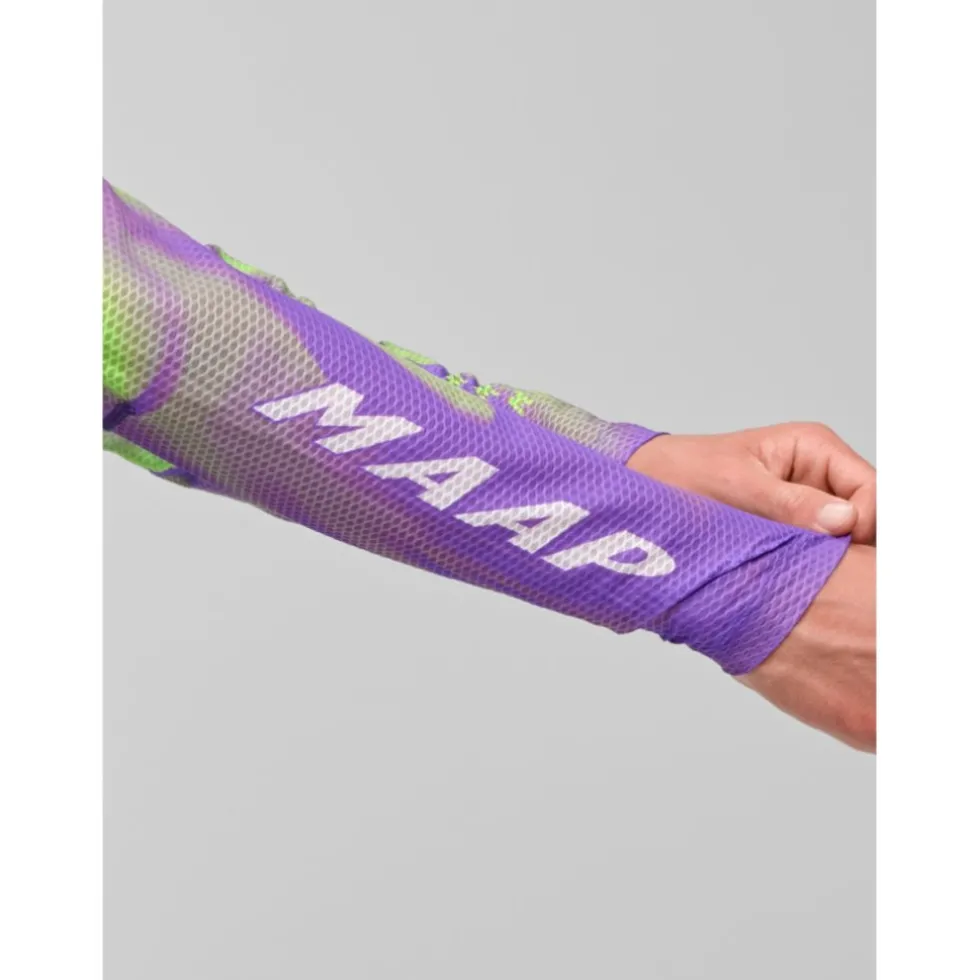 MAAP WorldTour 26 Mesh Shirt met lange mouwen voor heren - blackout glow