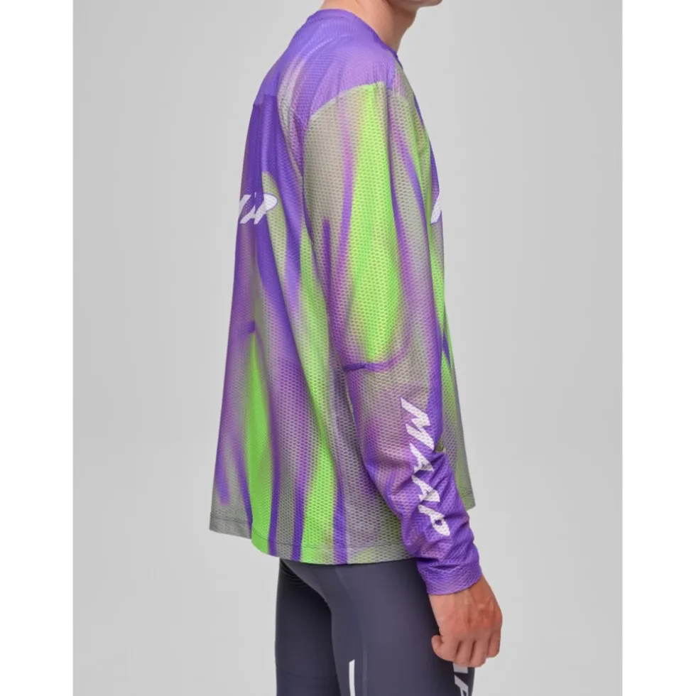 MAAP WorldTour 26 Mesh Shirt met lange mouwen voor heren - blackout glow