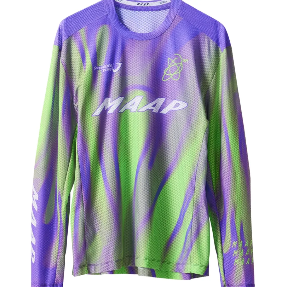 MAAP WorldTour 26 Mesh Shirt met lange mouwen voor heren - blackout glow