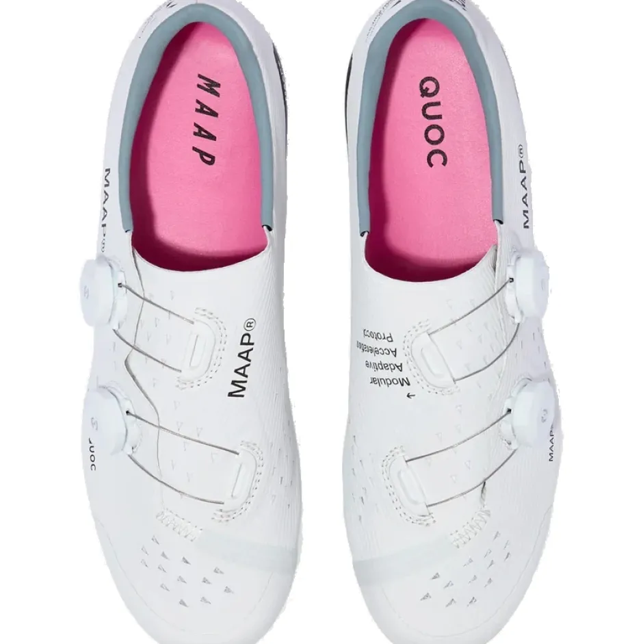 Klikschoenen|Wielrenschoenen < MAAP X QUOC M3 Pro Racefietsschoenen - wit