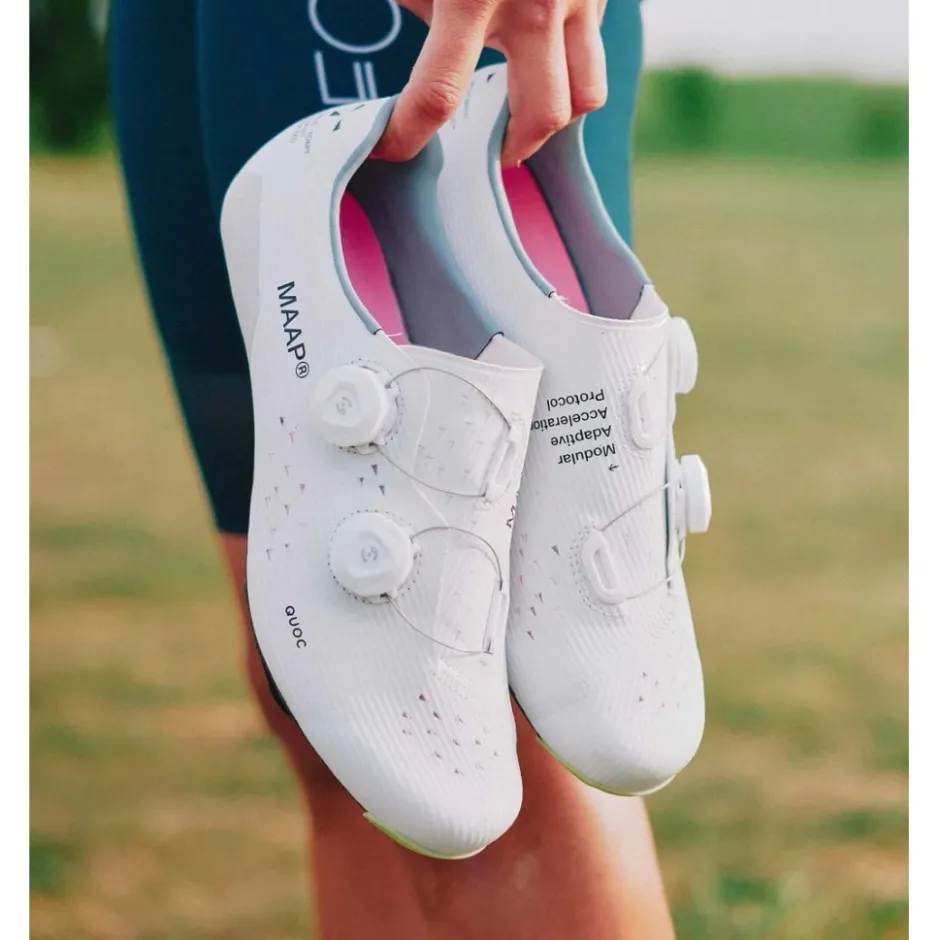 Klikschoenen|Wielrenschoenen < MAAP X QUOC M3 Pro Racefietsschoenen - wit