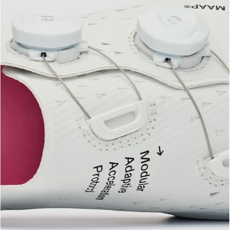 Klikschoenen|Wielrenschoenen < MAAP X QUOC M3 Pro Racefietsschoenen - wit
