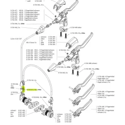 Remmen Reserveonderdelen < Magura Barbed Fittings M6+B326 - 0720411