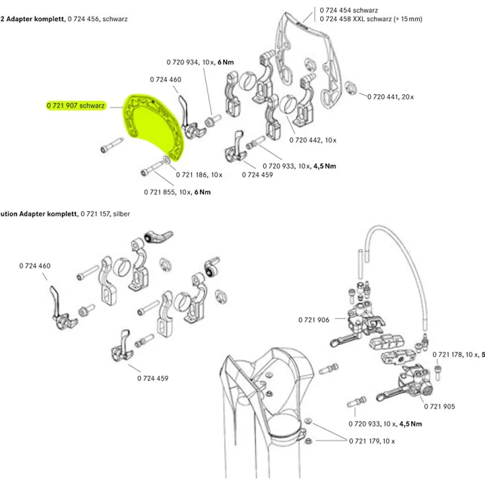 Magura Evo2 Brake Booster, black 0721907
