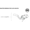 Magura 2-Finger Aluminum Brake Lever for MT5 Disc Brakes from MY2015 - 2700533 - black