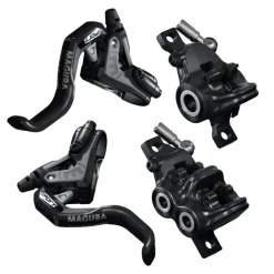 Magura MT Trail Sport schijfrem - set VW + AW - black / mystic grey
