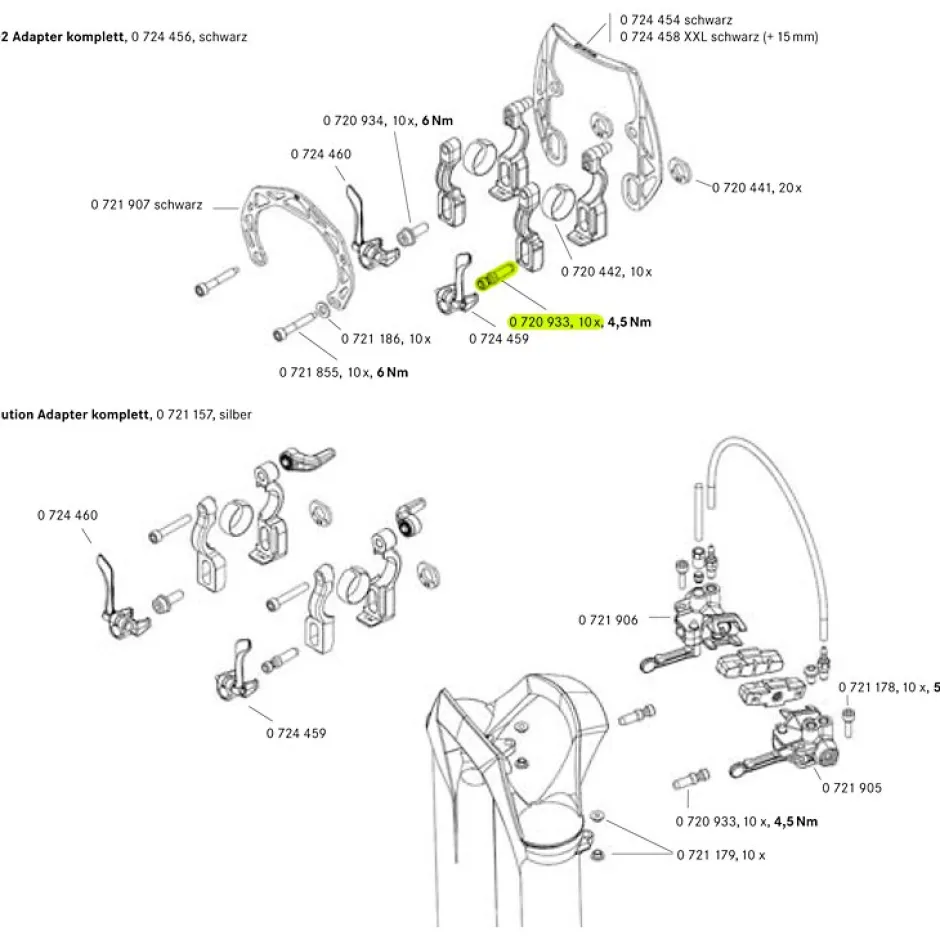 Bouten|Gereedschap En Onderhoud < Magura Quick Release Bolt, for EVO 2 Adaptor - 0720933