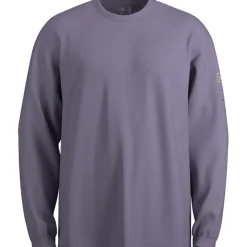 Maloja SaccaroM. Heavy Organic Cotton Longsleeve Heren - shaded purple 8988