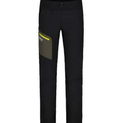 Broeken & Rokken < Maloja MarcusM. Nordic Hybrid Softshell Broek Heren - Regular - deep black multi 8862