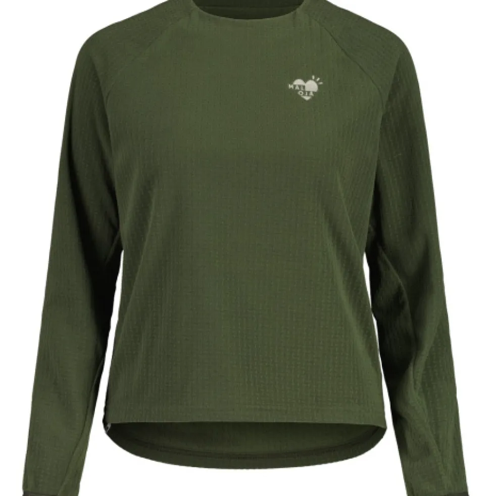 Maloja NimoneM. Mountain Fleece Shirt Dames - alpine woods 8958