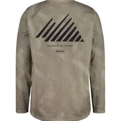 Maloja PfeifferkogelM. Dirt Shirt met Lange Mouwen Heren - warm shadow papermountains 1275