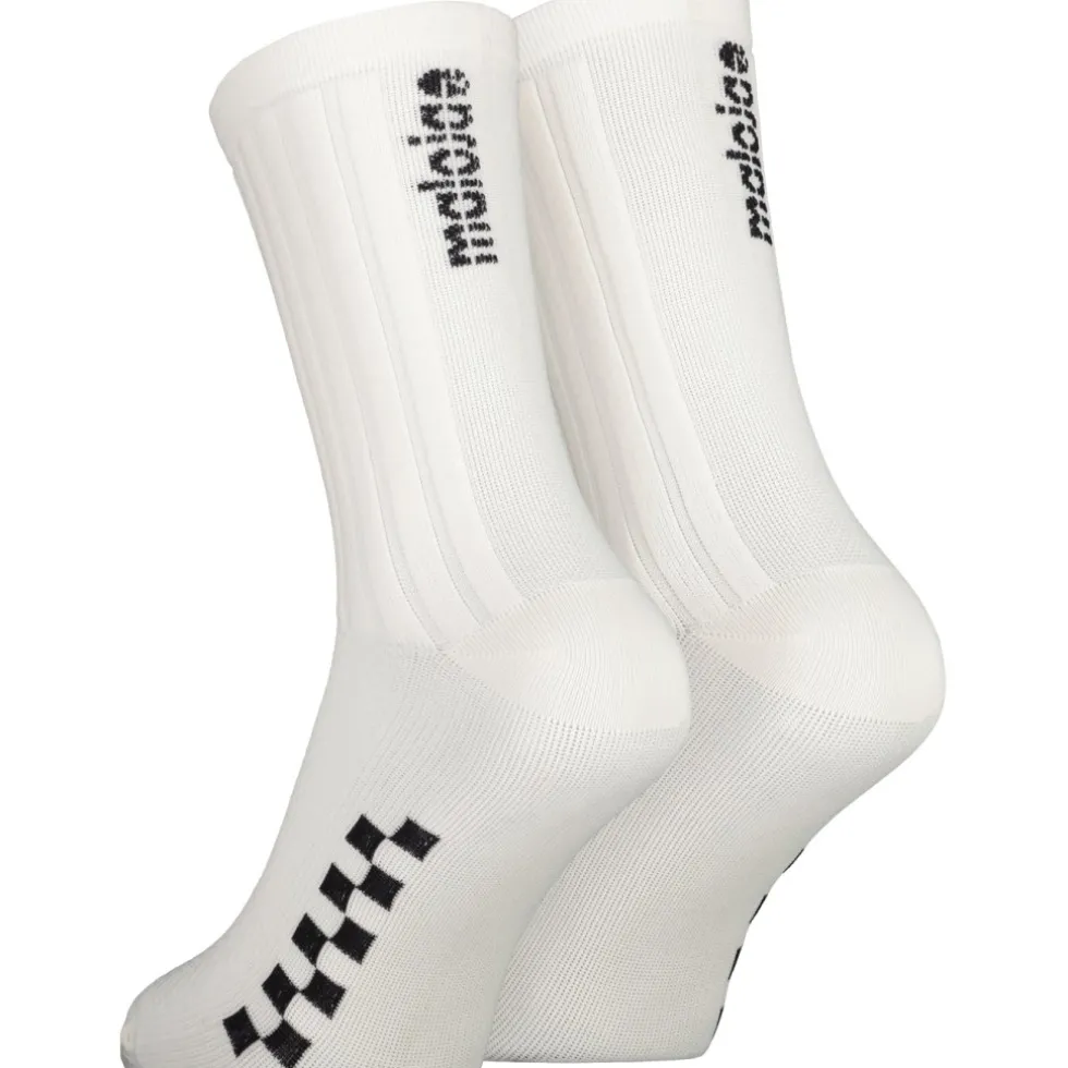 Maloja PushbikersM. Aero fietssokken - shaded white 1148