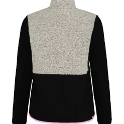 Maloja VallettaM. Mountain Fleece Jas Dames - deep black multi 8862