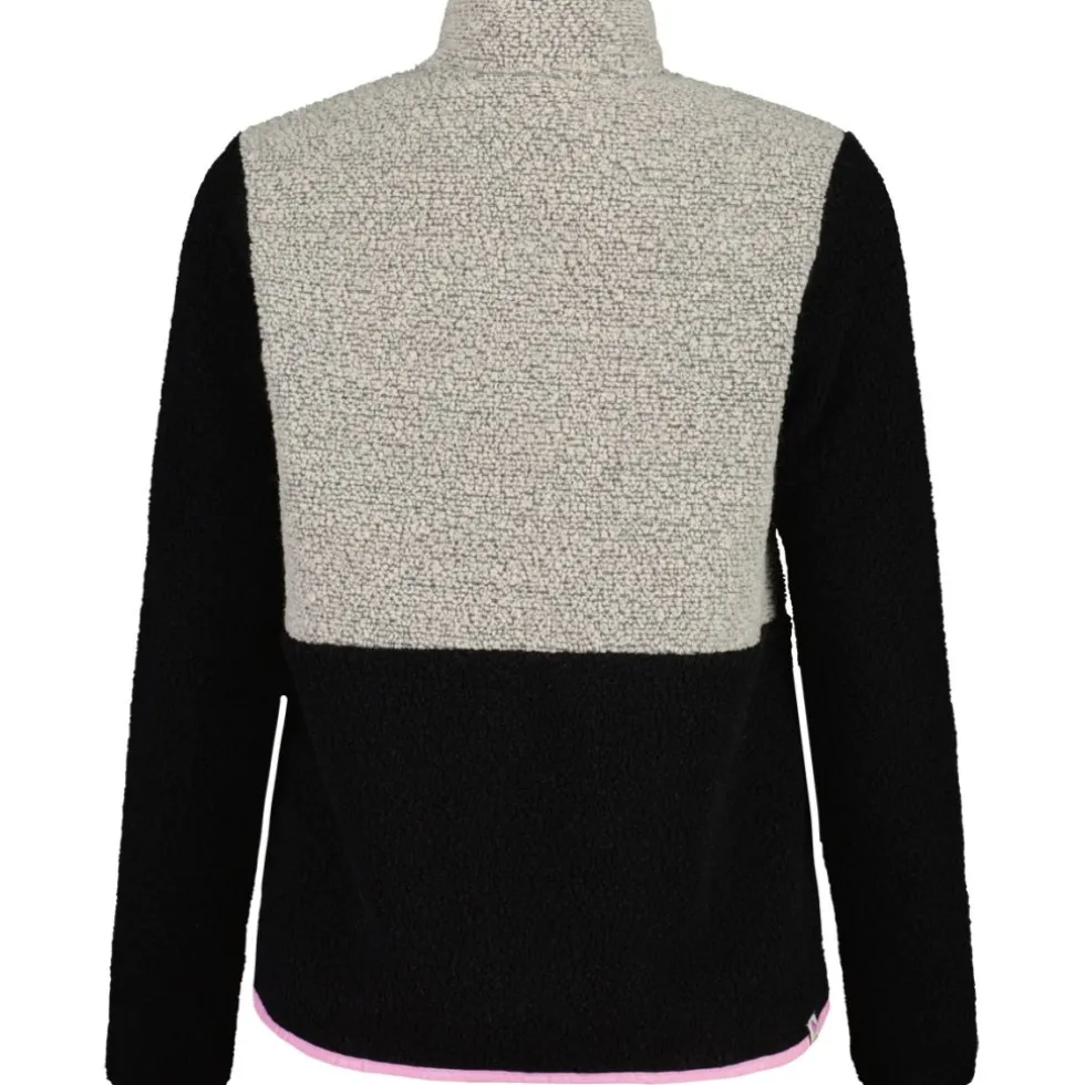 Maloja VallettaM. Mountain Fleece Jas Dames - deep black multi 8862
