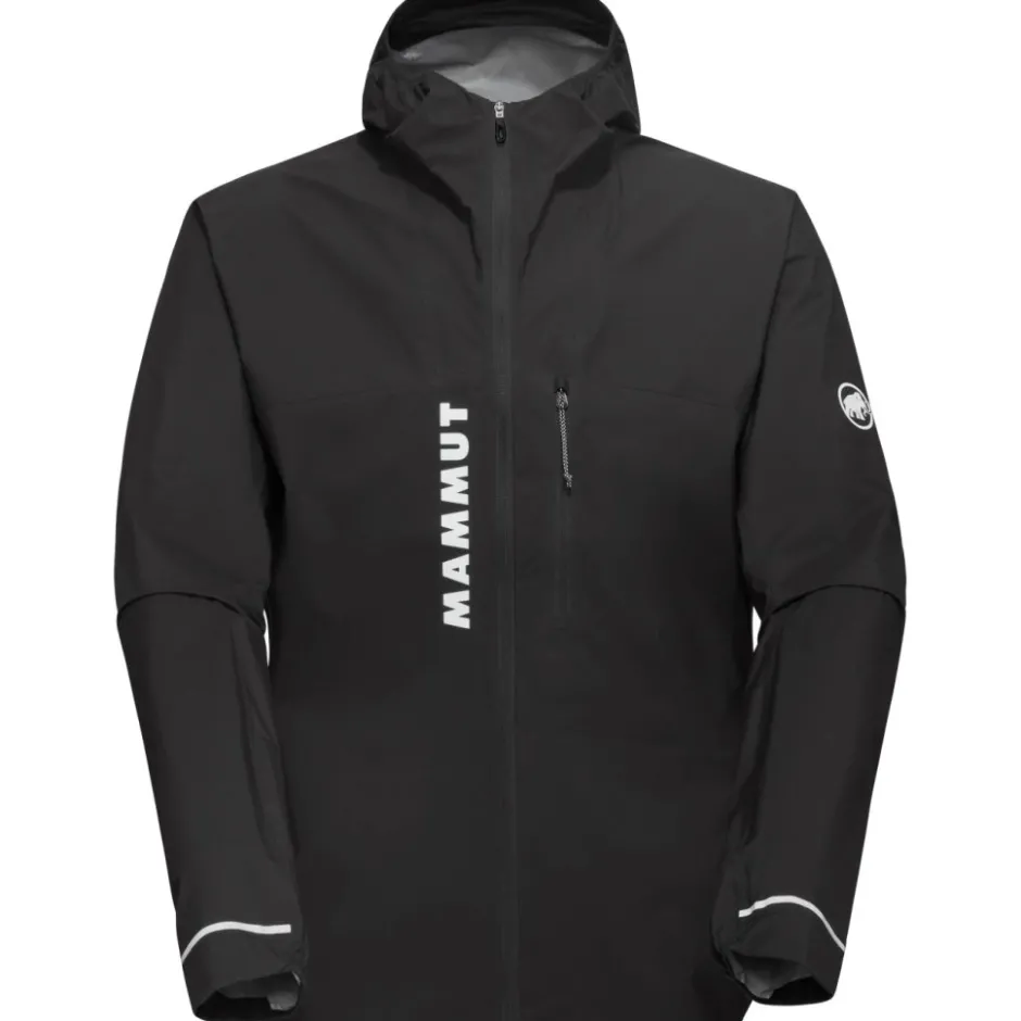 Jassen & Vesten < Mammut Aenergy Trail Running Hardshell Jas met Capuchon Heren - zwart