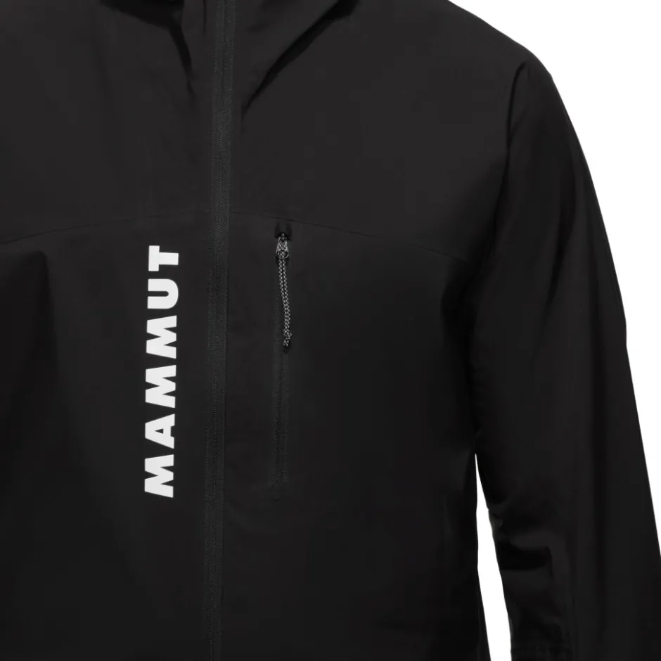 Jassen & Vesten < Mammut Aenergy Trail Running Hardshell Jas met Capuchon Heren - zwart