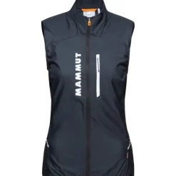 Jassen & Vesten < Mammut Aenergy Trai Running Windbreaker Hybride Vest Daes - zwart