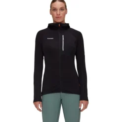 Shirts & Midlayers < Mammut Aenergy ight Midayer Ja met Capuchon Dame - zwart