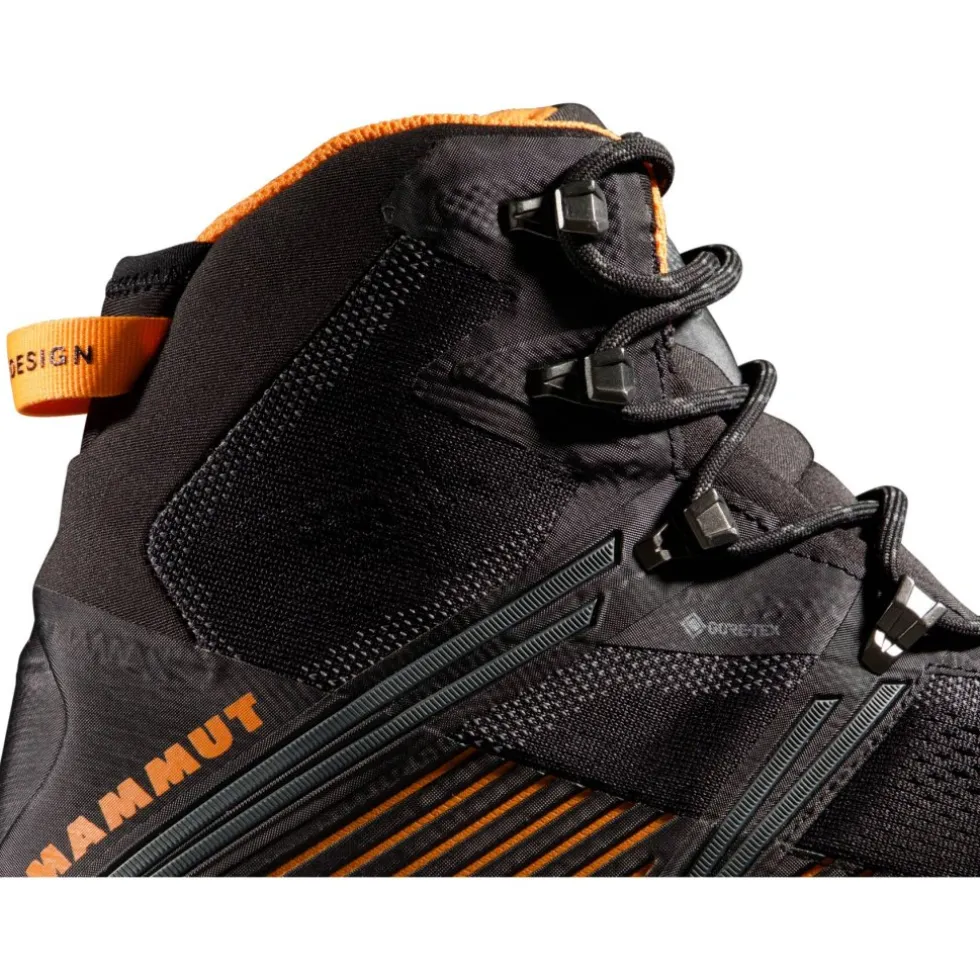 Mammut Ducan II High GTX Schoenen Heren - zwart-dark tangerine