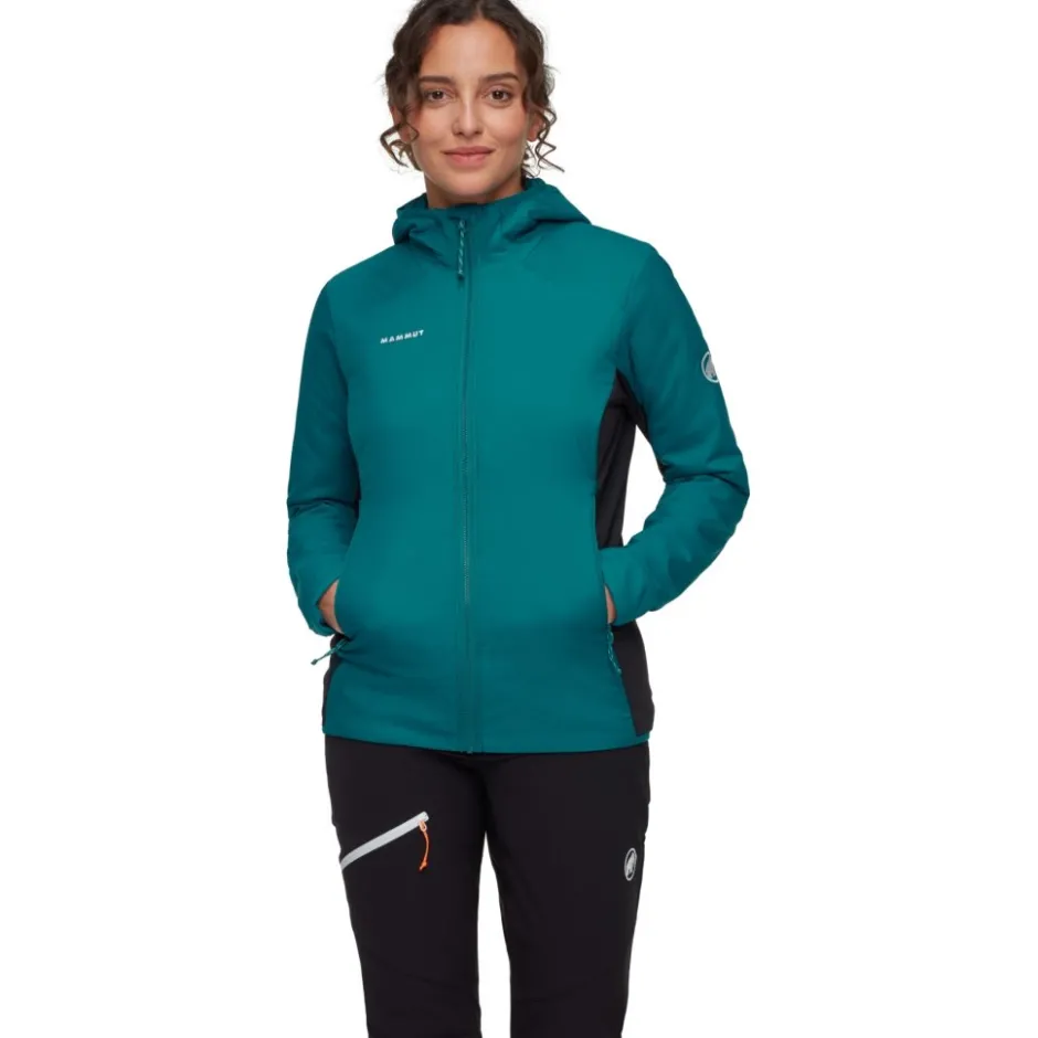 Jassen & Vesten < Mammut Rie ight Hybrid Theroja et Capuchon Dae - deep tea