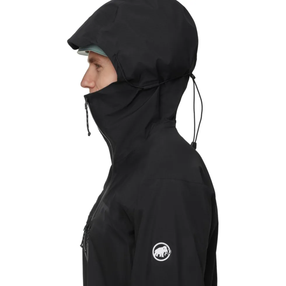 Mammut Taiss Hardshell Jas met Capuchon Heren - zwart