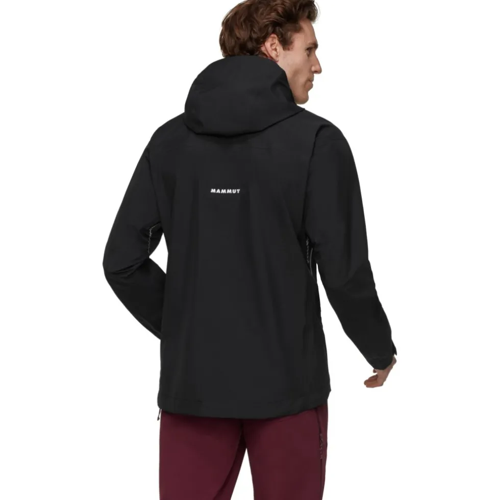 Mammut Taiss Hardshell Jas met Capuchon Heren - zwart
