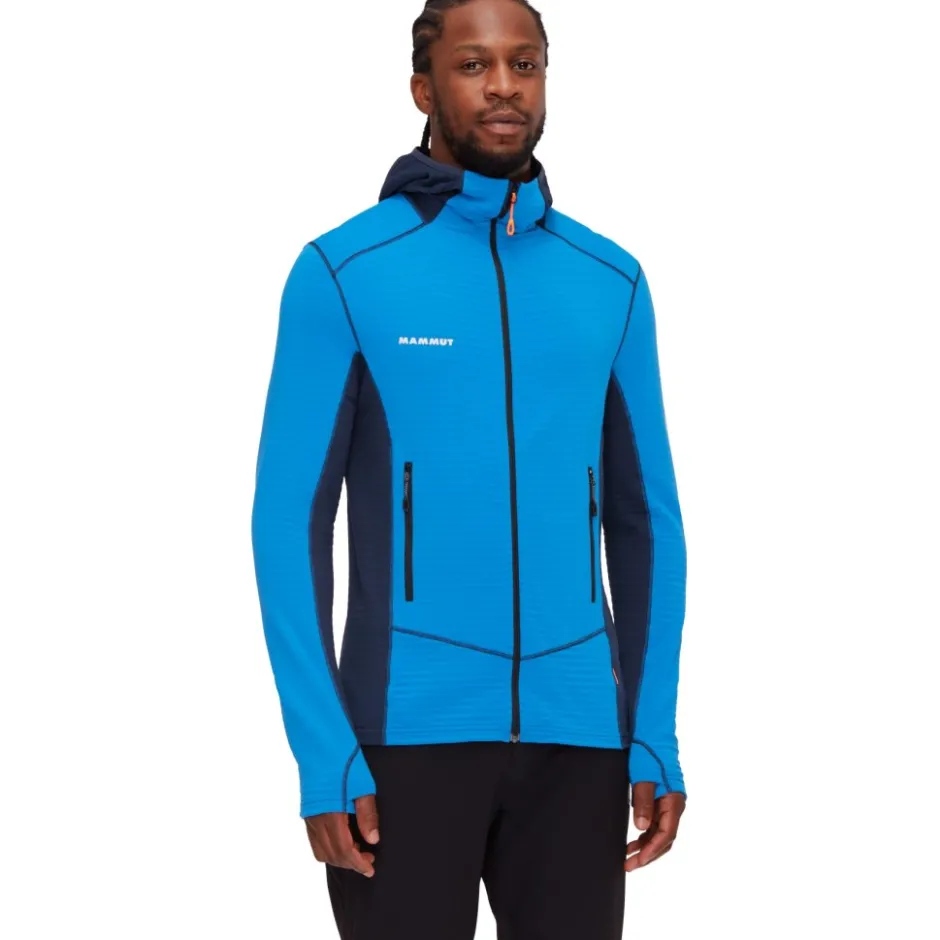 Shirts & Midlayers < Mammut Taiss ight Midayer Jas met Capuchon Heren - azurit-marine