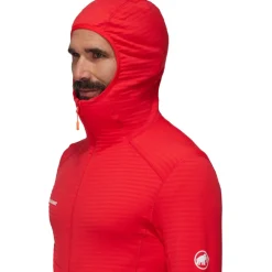 Shirts & Midlayers < Mammut Taiss ight Midayer Jas met Capuchon Heren - rood