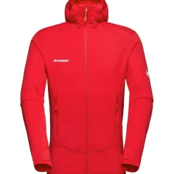 Shirts & Midlayers < Mammut Taiss ight Midayer Jas met Capuchon Heren - rood
