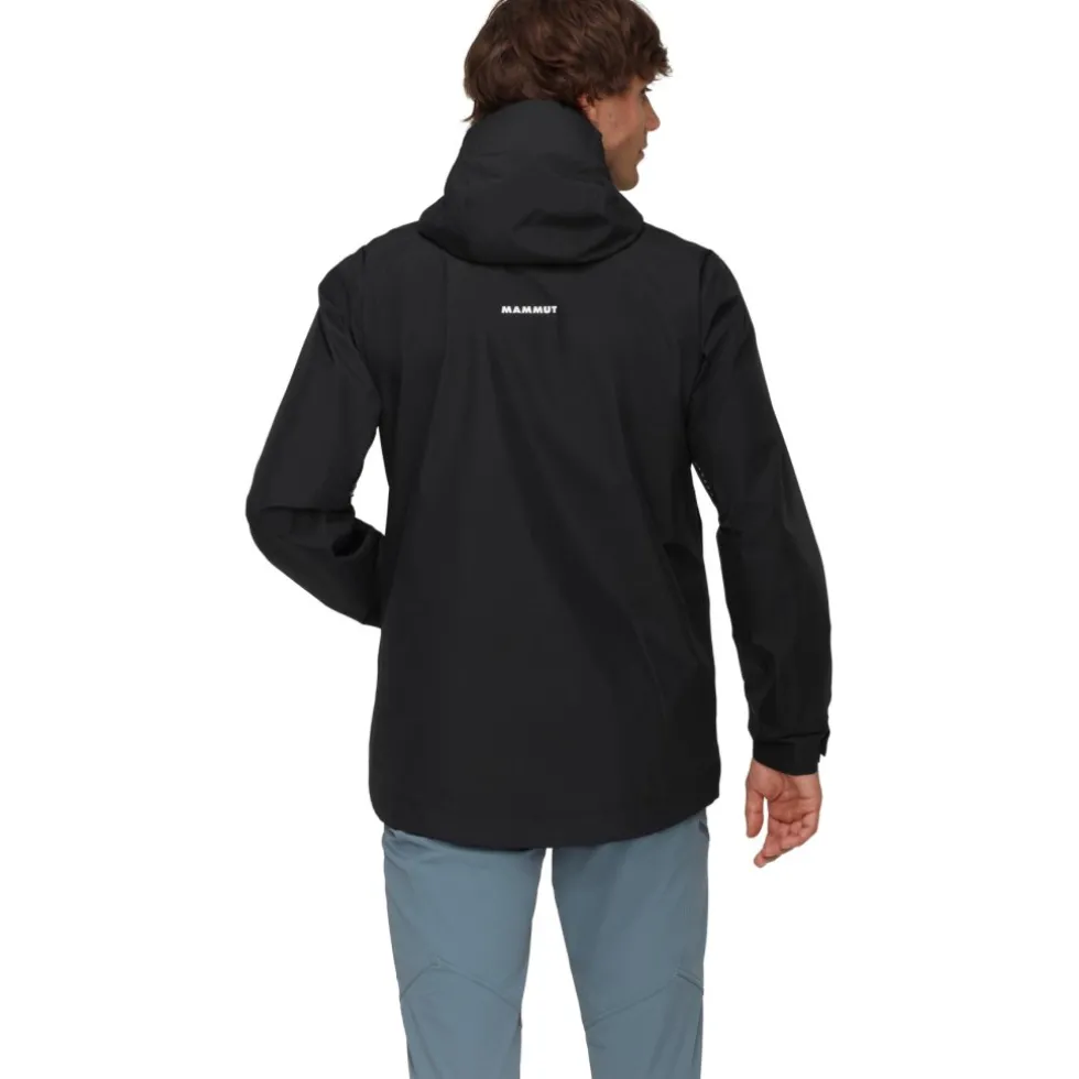 Mammut Treeline Hardshell Jas met Capuchon Heren - zwart