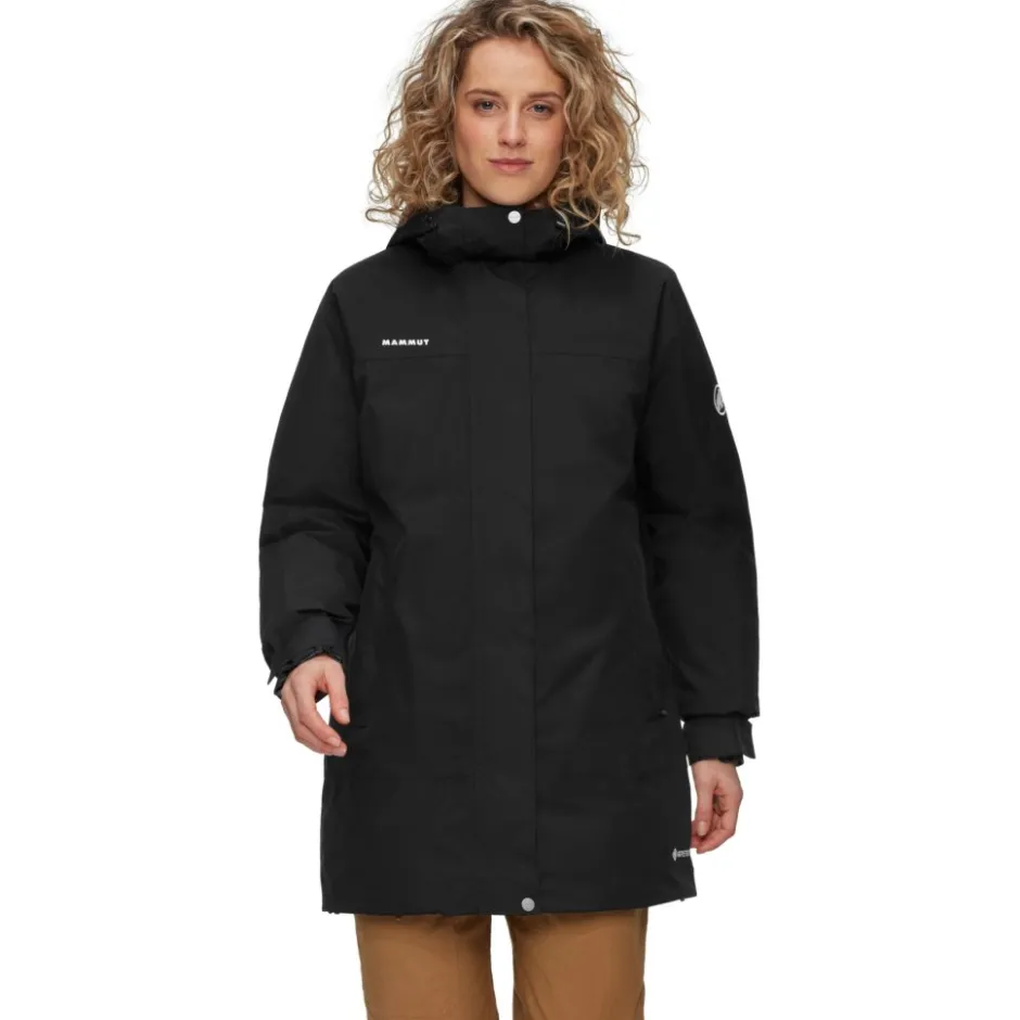 Jassen & Vesten < Mammut Treeine Hardshe Thermoparka met Capuchon Dames - zwart