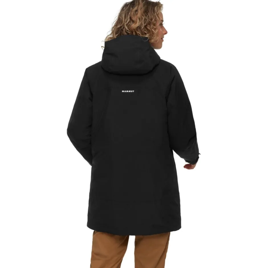 Jassen & Vesten < Mammut Treeine Hardshe Thermoparka met Capuchon Dames - zwart