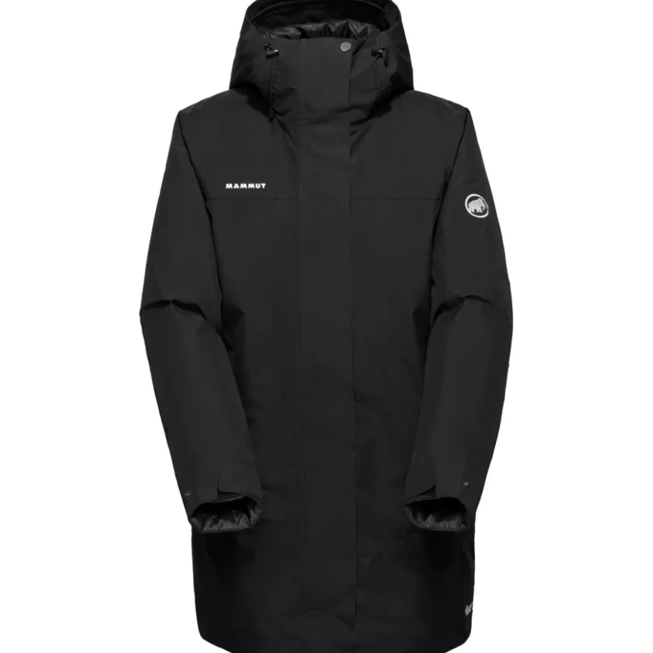 Jassen & Vesten < Mammut Treeine Hardshe Thermoparka met Capuchon Dames - zwart