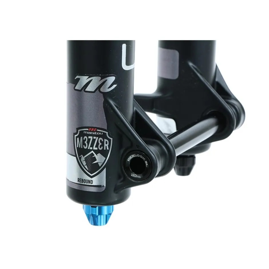 Verende Voorvorken < Manitou Mezzer Pro Veervork - 29 Inch - 180mm - Tapered - 51mm Offset - 15x110mm - black