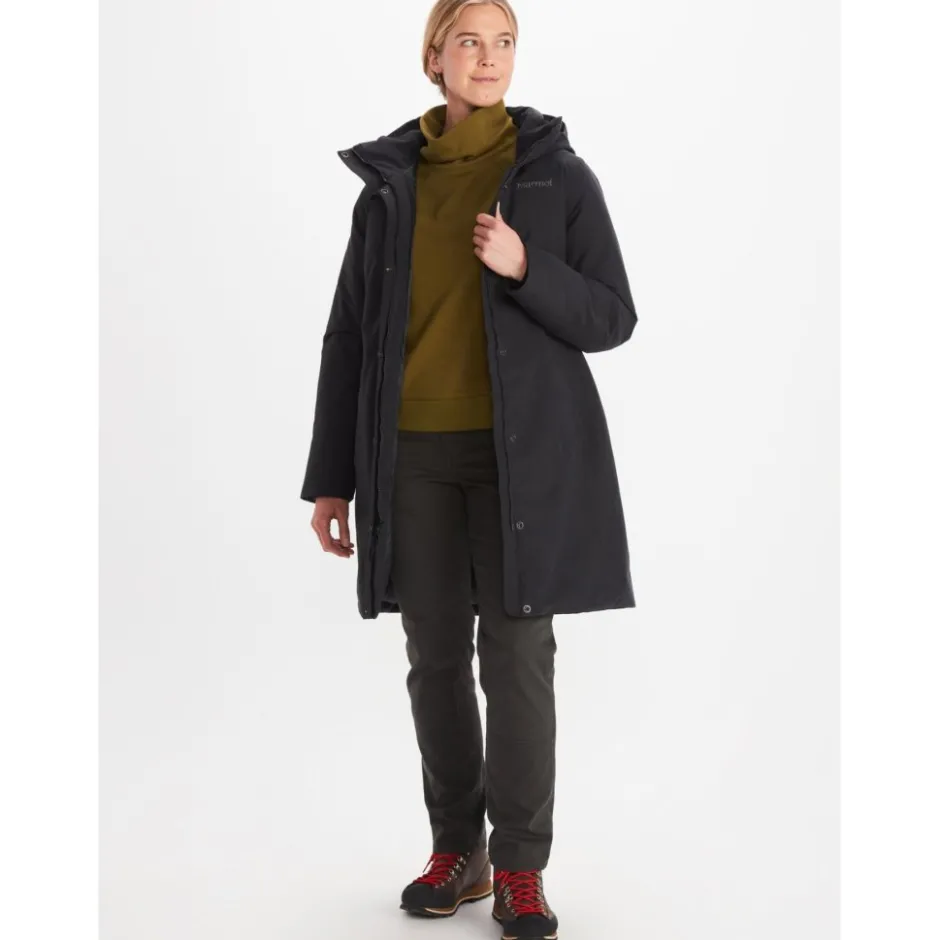 Jacks < Marmot Chelsea Mantel Dames - zwart