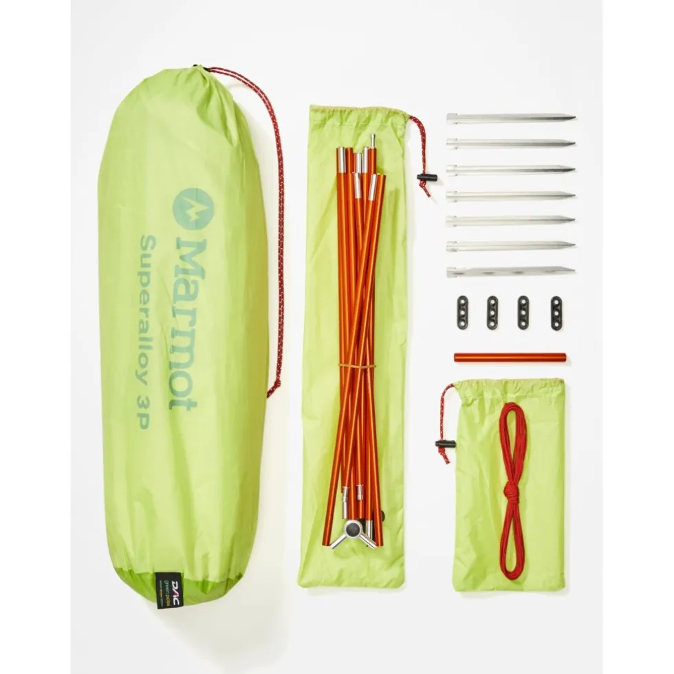 Marmot Superalloy 3P Tent - green glow