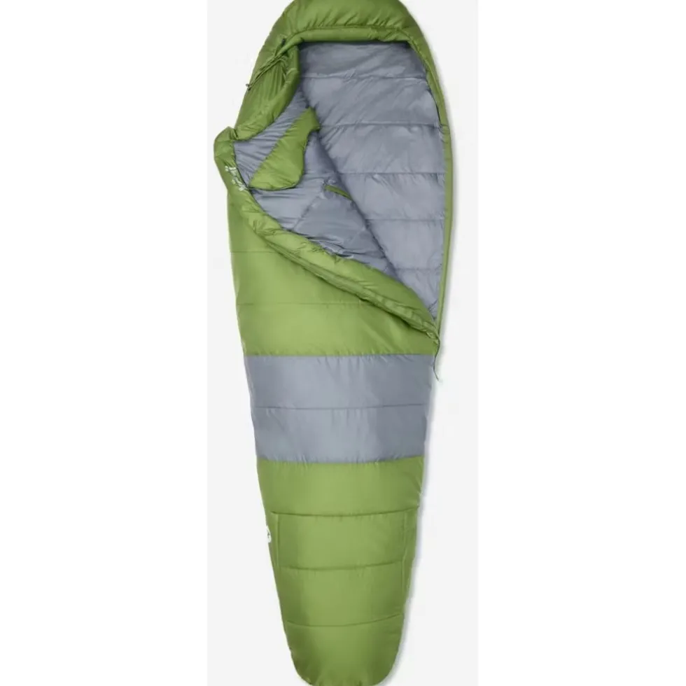 Marmot Trestles Elite Eco 30 Regular Synthetische Vezels Slaapzak - Rits links - foliage/steel onyx