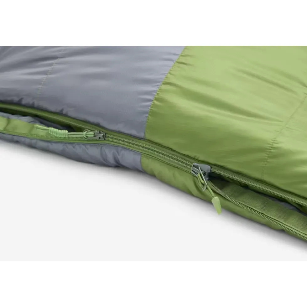 Marmot Trestles Elite Eco 30 Regular Synthetische Vezels Slaapzak - Rits links - foliage/steel onyx
