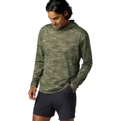 Shirts & Midlayers < Marmot AirExchange UPF 50 Hoodie Heren - oive grove agos
