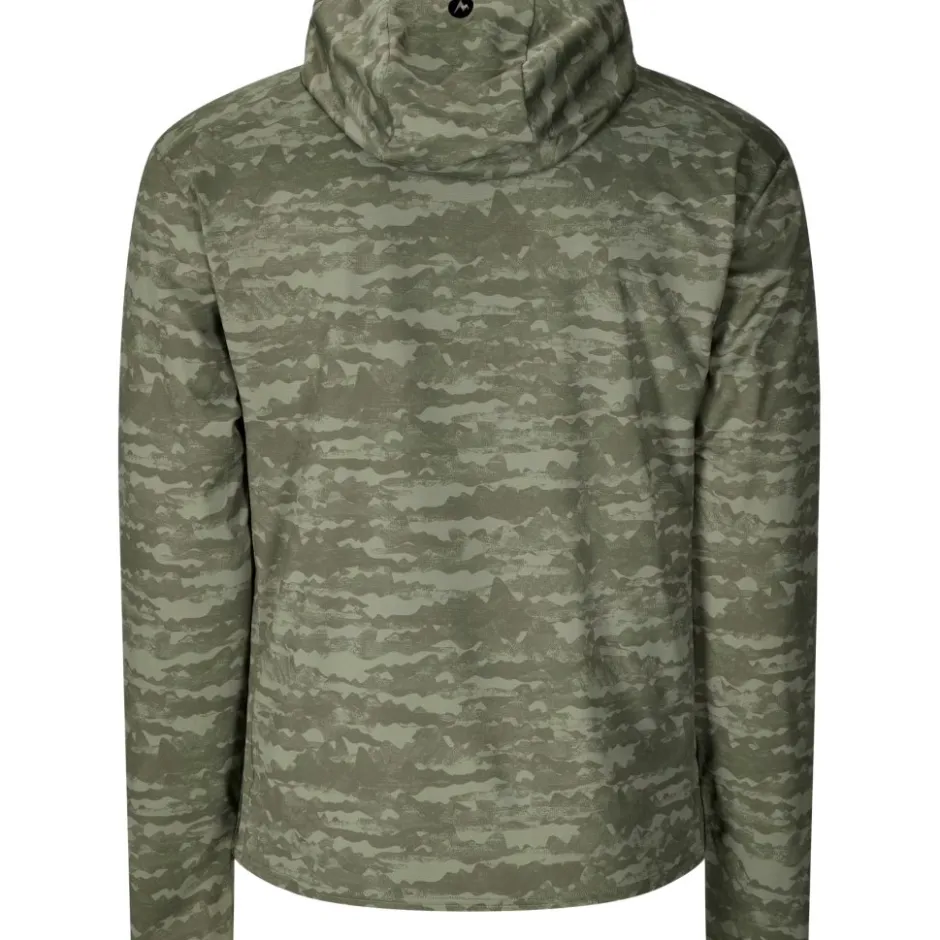 Shirts & Midlayers < Marmot AirExchange UPF 50 Hoodie Heren - oive grove agos