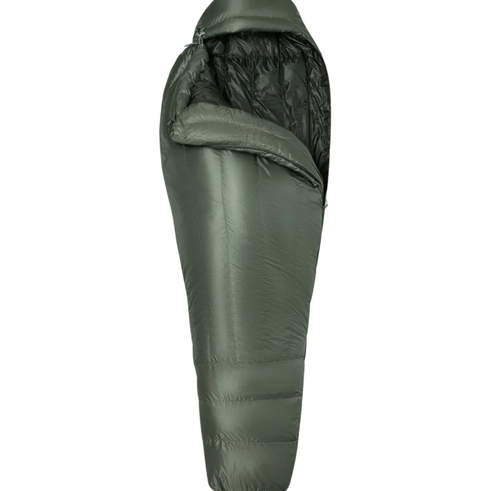 Marmot HiberNest 30 Standard Donzen slaapzak - Rits links - olive grove/nori