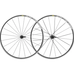 Mavic Aksium Wheelset Clincher - 9x100mm/QR | 9x130mm/QR - zwart/zilver