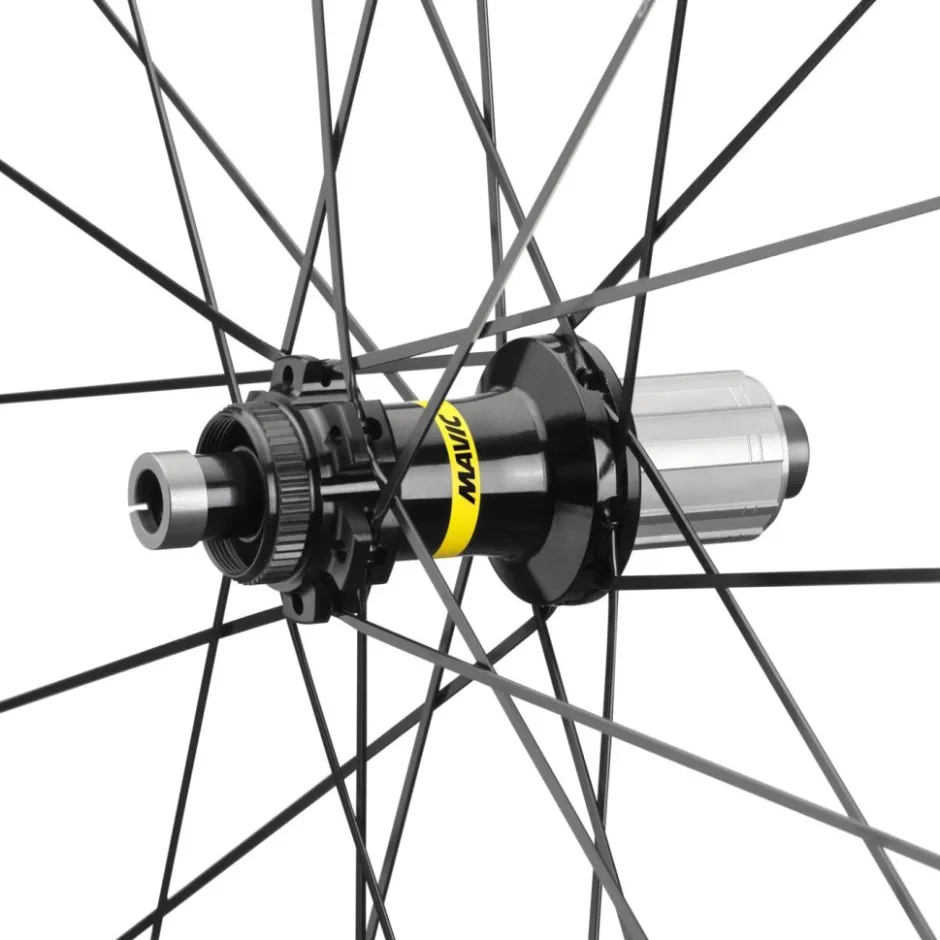 Wielen En Wielsets < Mavic Allroad Disc Wielset - 28" | Clincher | Centerlock - 12x100mm | 12x142mm | QR - zwart